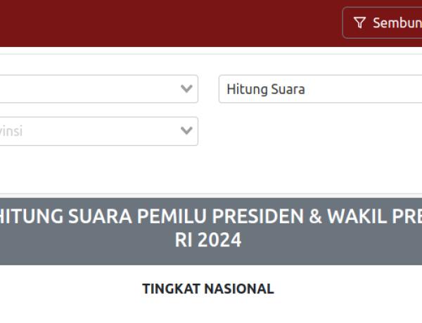 5 Link Real Count KPU Pemilu 2024